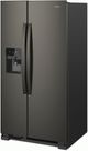 Whirlpool® 33" 21.4 Cu. Ft. Black Stainless Side-by-Side Refrigerator-3