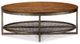 Olliix by INK+IVY Chestnut Sheridan Oval Coffee Table-0