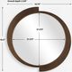 Uttermost® Reverse Bronze Round Mirror-2