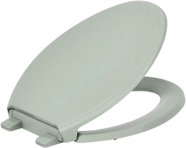 KOHLER® Glenbury™ Readylatch® Aspen Green Quiet-Close™ Elongated Toilet Seat-1