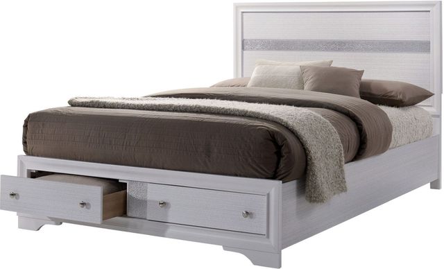 Furniture of America® Chrissy 5-Piece White Queen Bedroom Set-1