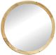 A & B Home Brown Round Wall Mirror-1