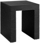 Crestview Hendrix Black End Table-0