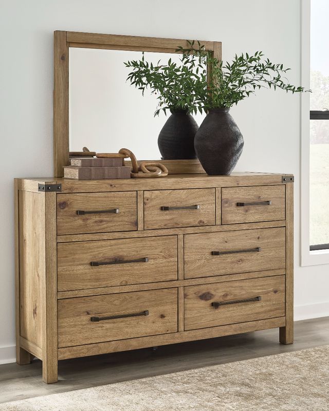 Signature Design by Ashley® Ridgester Light Brown Dresser-3