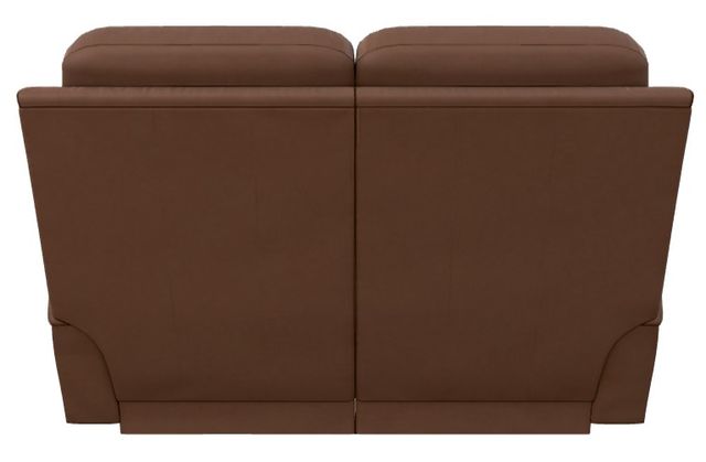 La-Z-Boy® Greyson Caramel Leather Manual Reclining Loveseat-3