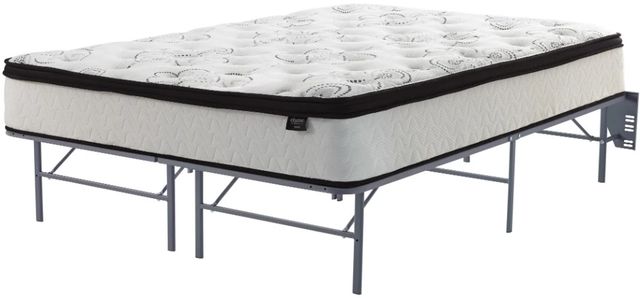 Sierra Sleep® By Ashley® Better than a Boxspring Gray Queen Foundation-1