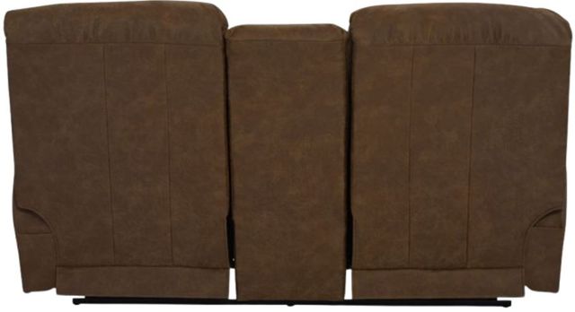 La-Z-Boy® Trouper Whiskey Manual Reclining Loveseat with Console-3