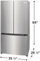 Frigidaire® 36" 19.9 Cu. Ft. Fingerprint Resistant Stainless Steel Look Counter Depth French Door Refrigerator-2