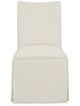 Fairfield® Customizable Entree Dining Concave Short Back Skirted Dining Chair with Tobacco Legs-1