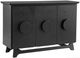Bassett Mirror Dunnigan Matte Black Server-0