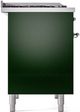 Ilve® Nostalgie II Series 40" Emerald Green Pro Style Dual Fuel Range-3