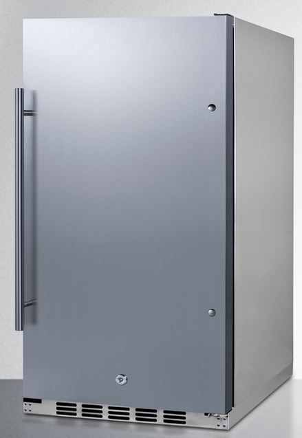 Summit® 3.1 Cu. Ft. Stainless Steel Under the Counter Refrigerator-1