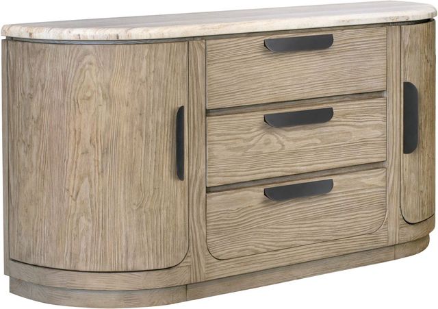 Magnussen Home® Braelyn Dorian Grey Buffet with Stone Top-0