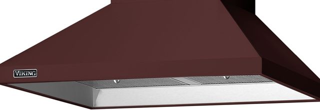 Viking® 3 Series 30" Kalamata Red Chimney Wall Hood-2