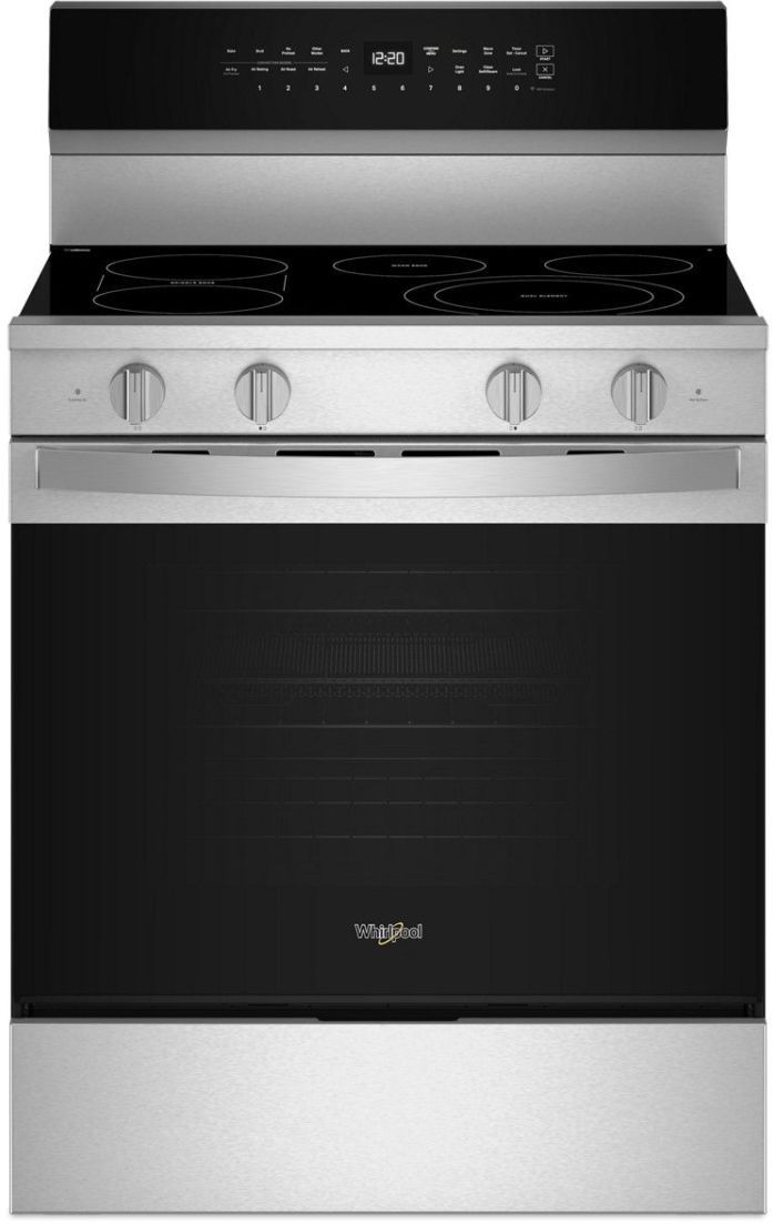 Whirlpool® 30" Fingerprint Resistant Stainless Steel Freestanding Electric Range 