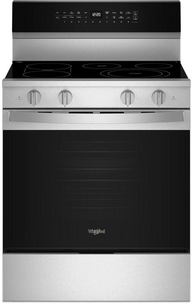 Whirlpool® 30" Fingerprint Resistant Stainless Steel Freestanding Electric Range 