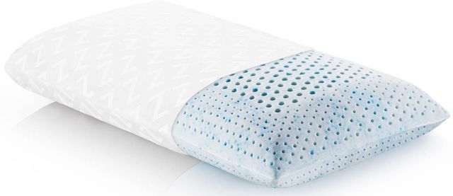 Malouf® Z® Zoned Gel Talalay Latex High Loft Firm Pillow-1
