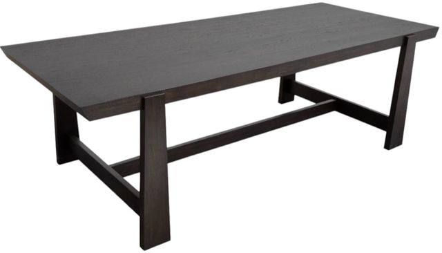 Magnussen Home® Tauren Coffee Bean Trestle Table-2