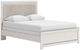 Signature Design by Ashley® Zuraleus White Queen Panel Bed with Upholstered Headboard-1