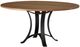 Artisan & Post by Vaughan-Bassett Crafted Cherry Dining by Ben & Erin Napier Medium Cherry 60" Round Table with Black Base-0