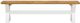 A & B Home Cross Brown/White Bench-1