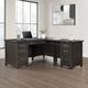 Winners Only® Addison Charcoal 66" Desk with 45" Return-1