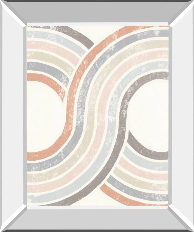 Classy Art Over the Rainbow II by Moira Hershey Mirror Framed Wall Art-0