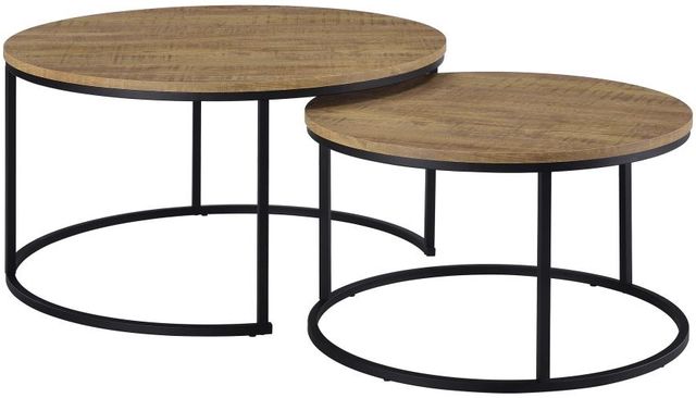 Coaster® Lainey 2-Piece Mango Nesting Coffee Table-0