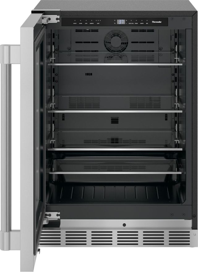 Thermador® Freedom® 24'' 5.2 Cu. Ft. Stainless Steel Under the Counter Refrigerator -1