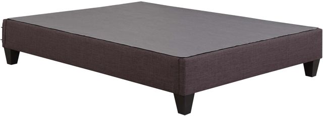 Elements International Abby Heirloom Charcoal Queen Platform Bed-0