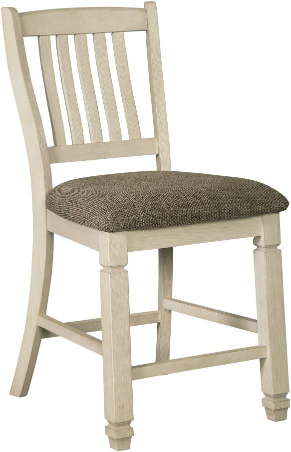 Signature Design by Ashley® Bolanburg Two-Tone Upholstered Counter Stool-0
