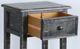 Sunny Designs™ Black Sand Side Table with Drawer-1