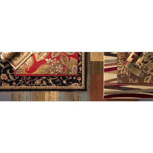 Surya Riley Brown/Beige 5'x8' Area Rug-2