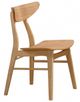 Winners Only® Uptown Natural Oak Bent Back Side Chair-0