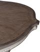 Liberty Furniture Magnolia Manor Weathered Bark Cloverleaf Dining Table with Antique White Base-4