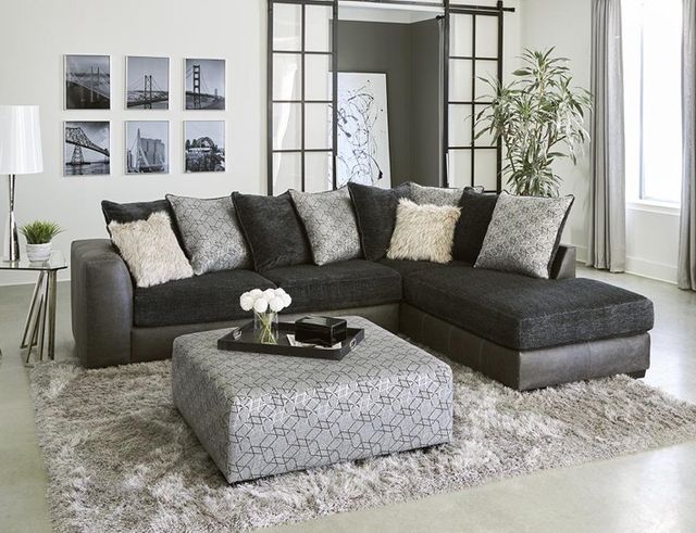 Albany Industries Bangle Silver Cocktail Ottoman-1