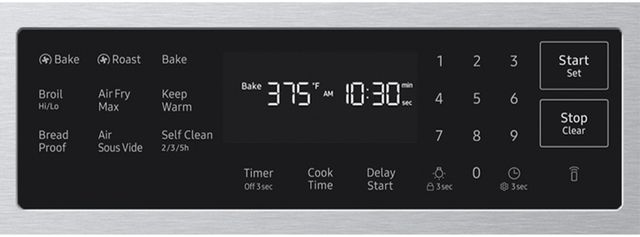 Samsung Bespoke 30" Matte Black Steel Smart Slide-In Gas Range with True Convection-2