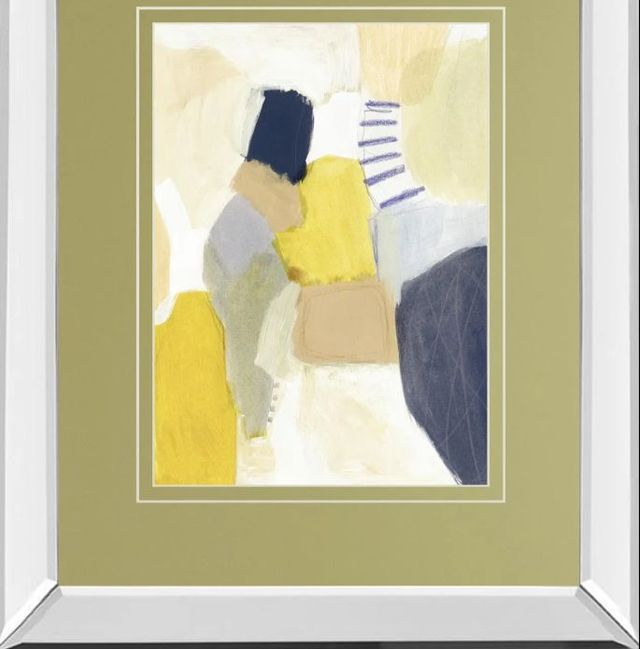Classy Art Trove I by Victoria Barnes Mirror Framed Wall Art-1