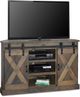 Legends Home Farmhouse Barnwood 56" Corner TV Console-5