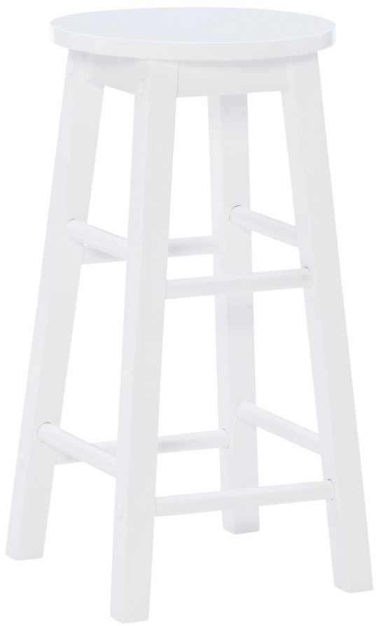 Linon Abby White Counter Stool-0