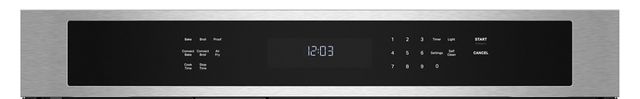 KitchenAid® 30" PrintShield™ Stainless Steel Single Electric Wall Oven with Air Fry Mode-2