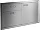 LYNX® Professional Ventana 42" Stainless Steel Door Drawer Combination-3