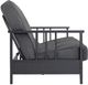 dhp furniture® Harlow Gray Futon with Arms-3