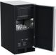 Marvel 15" 39 lb. Stainless Steel Low Profile Compact Clear Ice Maker-1