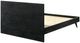 Armen Living Petra 3-Piece Black Queen Platform Bedroom Set-4