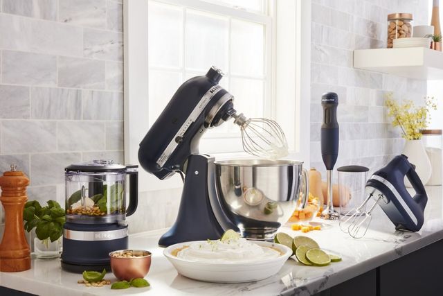 KitchenAid® Ultra Power™ Ink Blue Hand Mixer-4