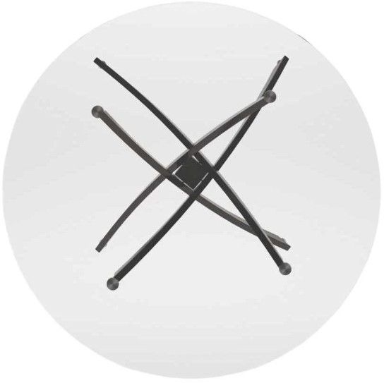 Signature Design by Ashley® Pharwynn Glass Top Dining Table with Black Base-2