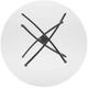 Signature Design by Ashley® Pharwynn Glass Top Dining Table with Black Base-2