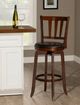 HH2 Home Presque Isle Cherry/Light Brown Swivel Bar Stool-3