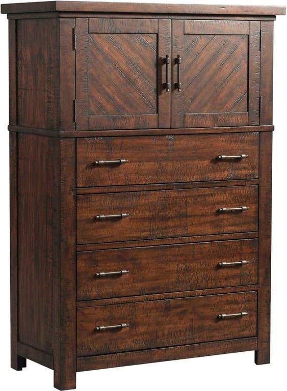 Elements International Jax Dark Wood Chest-0